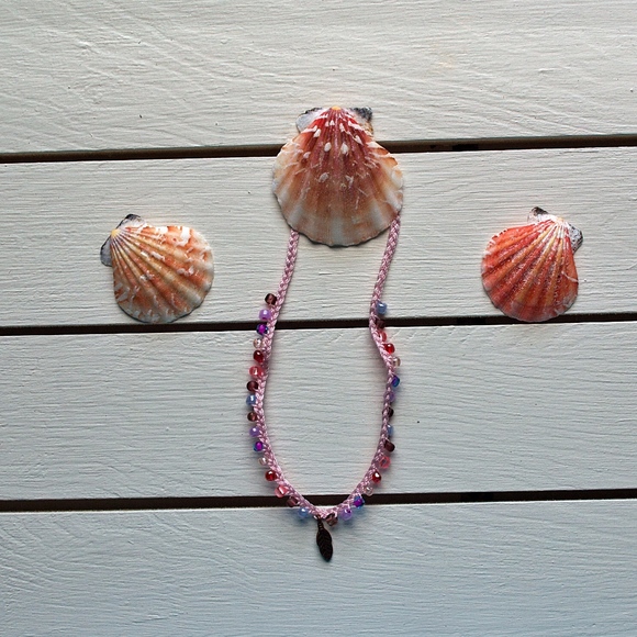 Boho Style Beaded Feather Ankle Bracelet - Picture 1 of 4